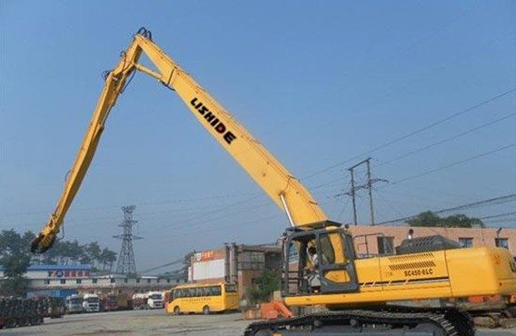 挖掘機拆樓臂、三段式加長臂、挖掘機拆樓臂廠家